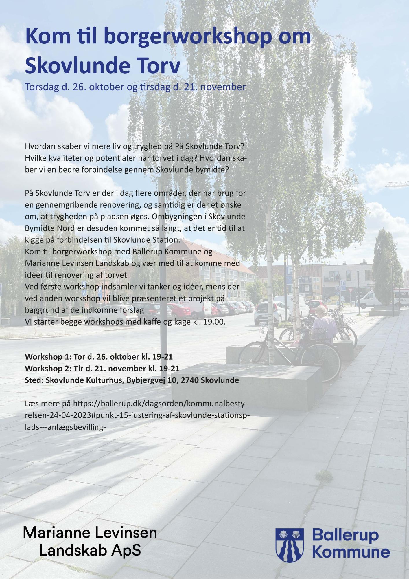 Invitation til workshops