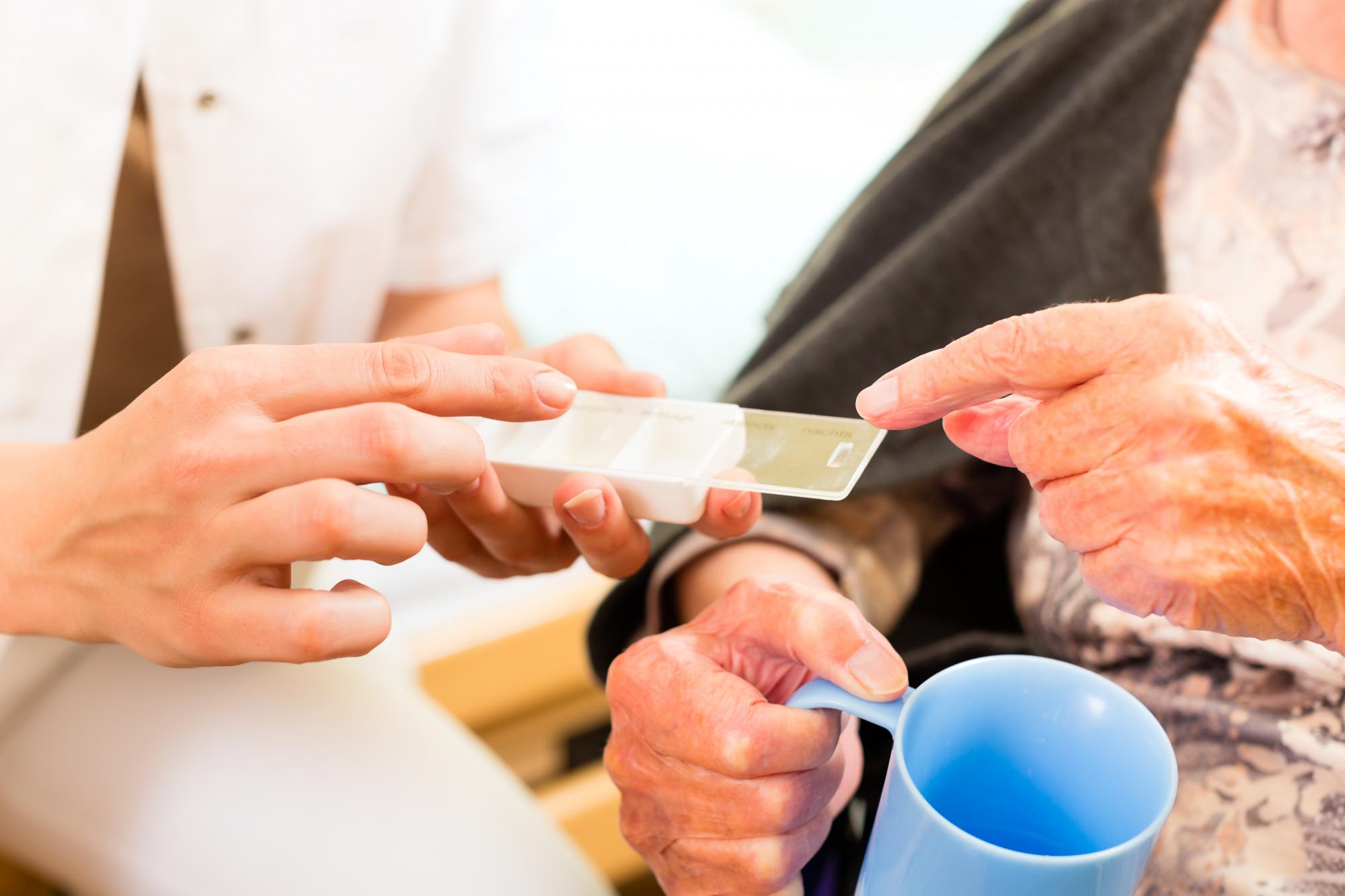 borger får medicin