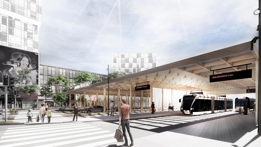 Klimavenligt BRT-koncept skal fremtidssikre et af Sjællands største erhvervsområder – og bane vej for førerløs drift